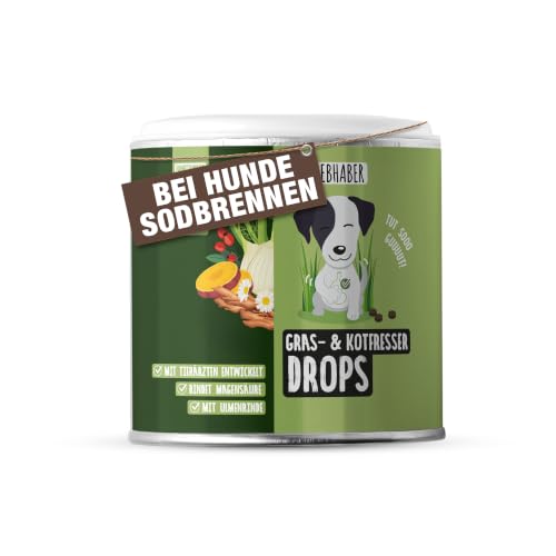 Gras und Kotfresser Drops Hund bei Sodbrennen Hund mit Ulmenrinde für Hunde