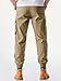 JMIERR Mens Fashion Cargo Joggers Pants - Casual Tapered Stretch Chino Athletic Sweatpants Drawstring Work Hiking Workout Trousers with Pockets Fall Clothing, XL, Khaki