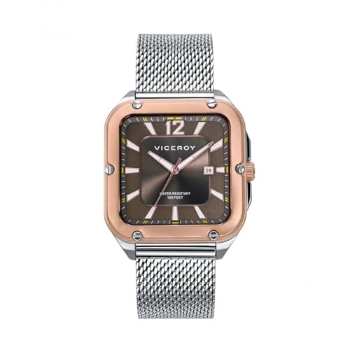 Montre en acier inoxydable Viceroy Magnum 401323-15, l'excellence de l'horlogerie masculine