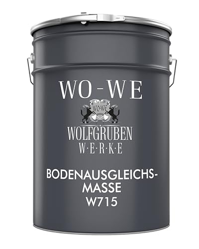 WO-WE Bodenausgleichsmasse Ausgleichsmasse Nivelliermasse Bodenbeläge - Lichtgrau - 25KG