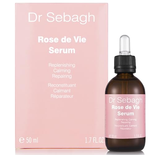 Image of Dr Sebagh Rose de Vie Serum (50 ml) - Award-Winning Nourishing Anti-Aging Formula - Use with Dry, Mature, or Sensitive Skin - Designed to Soothe Redness & Irritation - Regenerating & Invigorating
