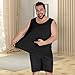 LETAOTAO Big and Tall Tank Top for Men, XL - 6XL Ultra Soft Viscose Longline Sleeveless Undershirts for Layering & Lounge (Black, 5X-Large Big Tall)