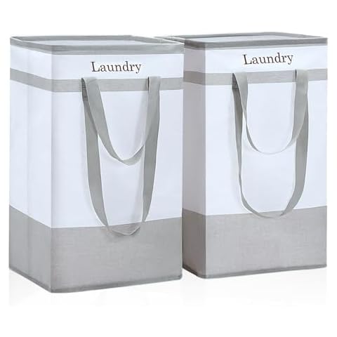 ROSOS 100L Collapsible Laundry Hamper Set Cover