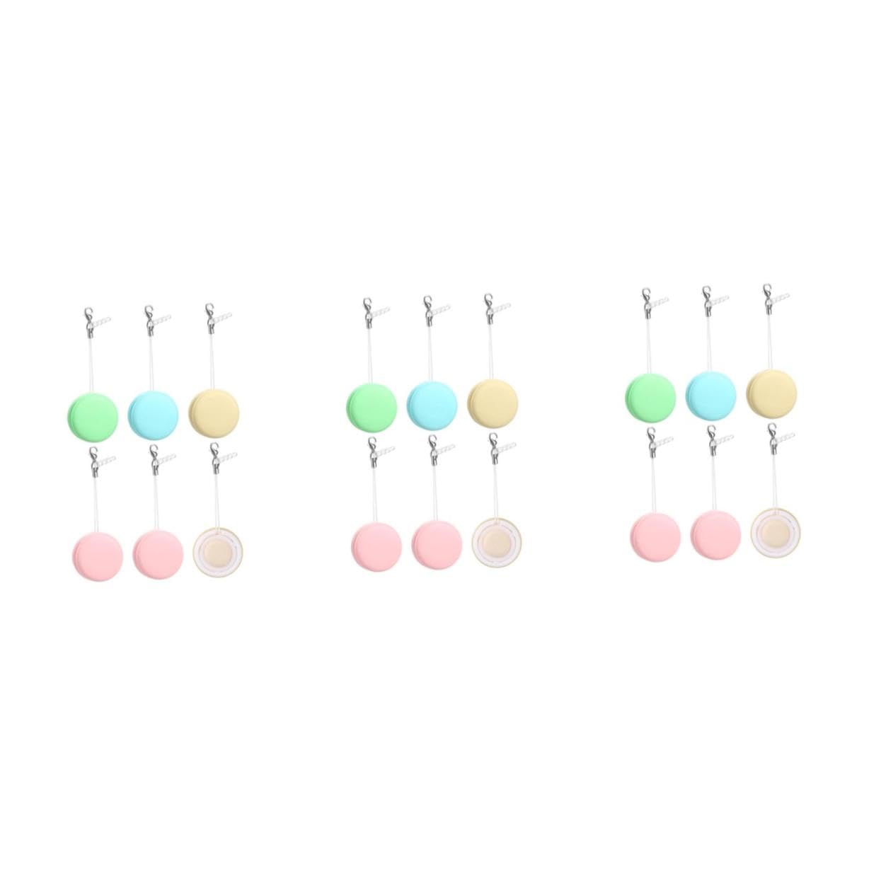VALICLUD 3 Set Tergicristallo Del Telefono Portatile Pulitore Del Telefono Schermo Detergente Per Lenti Per Occhiali Detergente Per Schermi E Occhiali Pp+silicone Colore Casuale 6 Pezzi * 3