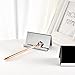 Maxdot 2 Pack Stainless Steel Business Cards Holders Desktop Credit Name Card Display Organizer for Business Mental Name Case Rack for Office Home Daily Use(Silver)