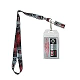 Nintendo NES Controller Lanyard with Rubber Charm