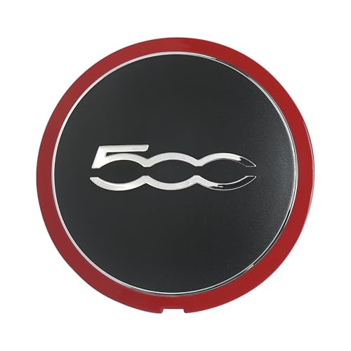 Wheel Rim Center Cover Black & Red Mopar Wheel Center Cap 1PCS
