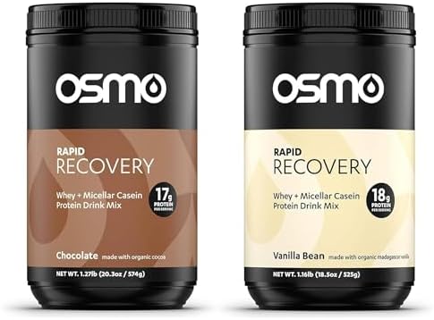 Osmo Rapid Recovery Bundle - Chocolate & Vanilla, Whey & Micellar...