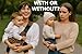 CzeNano Toddler Sling Carrier – Adjustable Cotton Hip Carrier for Short Carries, Quick On & Off, 10–45 lbs (8 Months–4 Years)