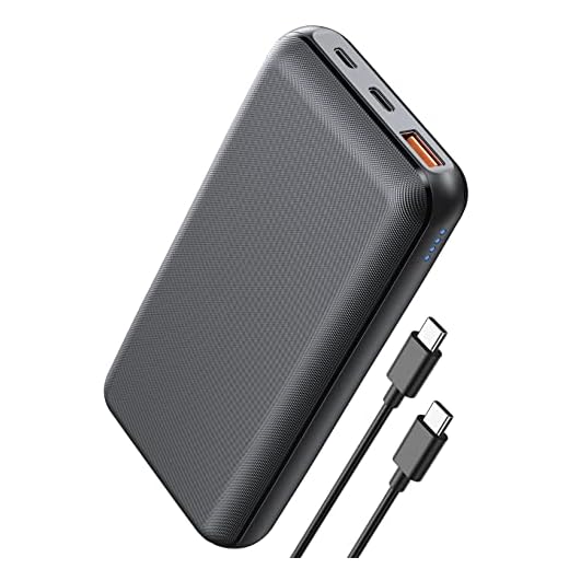 Batterie Externe USB C Power Bank 27000mah, Rsesun 22,5W Chargeur Portable avec 2 Entrées et 3 Sorties Charge Rapide pour iPhone, iPad, Samsung, Huawei