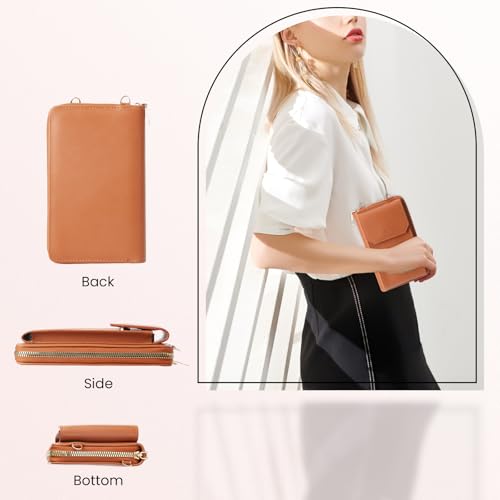 Small Crossbody Phone Bags for Women with Card Slots, Cellphone Purse Wallet for Travel Shopping3