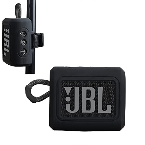 Hermitshell Hard Travel Case for JBL Go 3 / Go 4 Portable Bluetooth Speaker (Coal, Silicone Case) by Hermitshell - Used condition - US$8.94