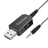 receptor de musica bluetooth como funciona 🎵 【Adaptador de llave Bluetooth 2-IN-1 V5.0】 Transmisor Bluetooth compatible con transmisión dual (modo TX y modo RX). El adaptador bluetooth utiliza tecnología 5.0, asegura una transmisión más estable, más rápida, bajo consumo de energía y al mismo tiempo ofrece un rendimiento de audio superior. Bluetooth V5.0 con el adaptador de audio, la velocidad de transferencia de datos es el doble que la de Bluetooth 4.2. Se mejora la capacidad antiinterferente.