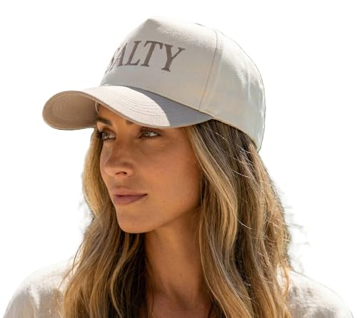 D&Y Retro 2-Tone Canvas Baseball Cap for Women - Funny Embroidered Distressed Snapback, Adjustable Cotton Dad Hat