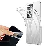 Breeze OPPO A79 5G用ケース クリア TPU用ケース ソフト 透明 スマホケース オッポ A79 カバー 耐衝撃 軽量 超薄型 ワイヤレス充電対応 NFC決済対応 スマホカバー 液晶フィルム付き OPA79-G1000