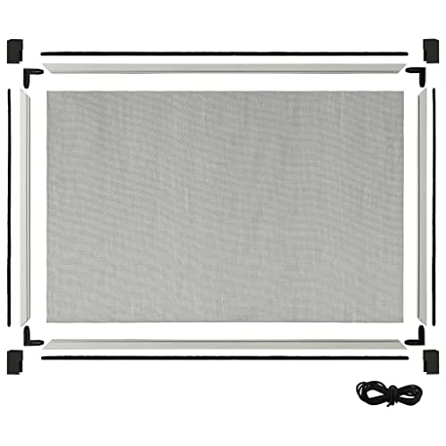 Moustiquaire extensible fenêtre blanche sans perçage 75cm - 7