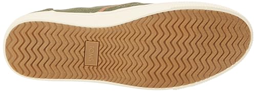 Image of Toms Men's 10017695Sneaker, Dark Sage Heritage Canvas Synthetic Nubuck Trim, 11