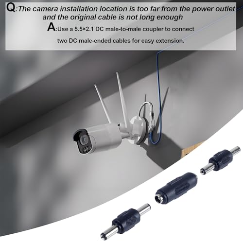 Adaptador Conector de Alimentación 5.5x2.1mm DC 12V 4pcs miniatura 6