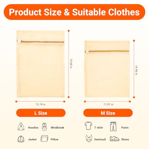 6Pcs-Organic-Cotton-Mesh-Laundry-Bags-for-Delicates-Durable-Mesh-Wash-Bags-Sturdy-Zipper-Laundry-Bag-for-Underwear-Clothes-Shoes-Socks-3-Large-3-Medium