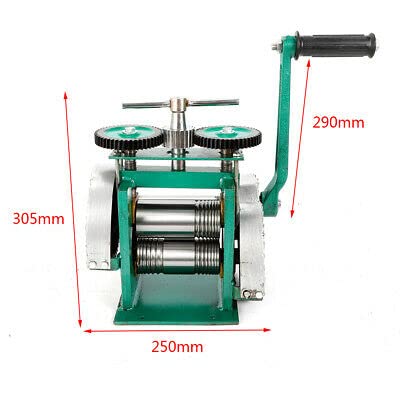 Comprimidor de joyas con rodillo de 85 mm manual y combinación de mecanismos de prensado manual, máquina de rodillo, fabricación de joyas, equipamiento plano, venta minorista, procesamiento de