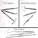 OCBA Dental Plaque Remover for Teeth Cleaning Kit for Plaque Removal Tools Including Dentist Mirror for Personal and Home Use