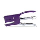 Colourbook Mini Cucitrice Passo 10, Spillatrice Tascabile Per Astuccio Scuola Ufficio Università, Pinzatrice Portatile Per Carta E Documenti, Formato Compatto Da Borsa (Viola)