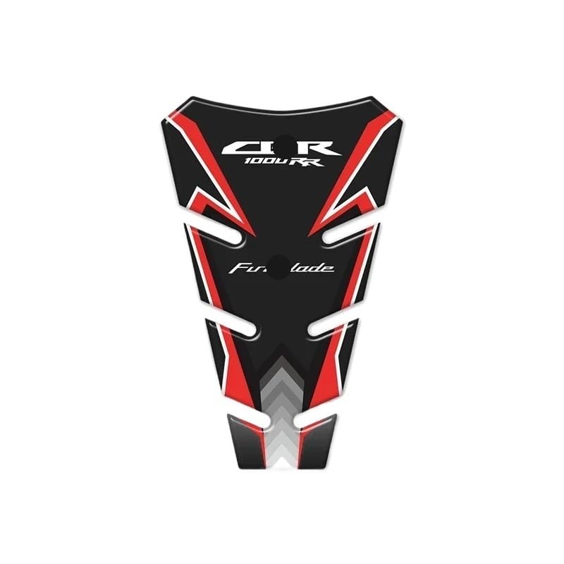 Protège réservoir moto universel autocollant noir pour CBR et VFR