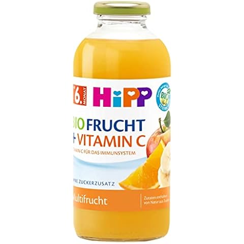 HiPP Bio-Fruchtsaft-Getränke +, Multifrucht mit Vitamin C, 6er Pack (6 x 0,5l) Cover