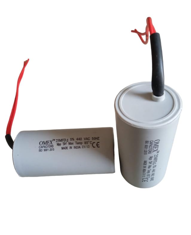 Urja Enterprise Capacitor 25 MFD Motor Running Capacitors 440 VAC - Pack of 1 pc-image-21