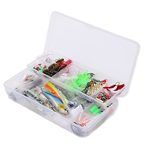 Set di Kit di Esche da Pesca con Scatola per