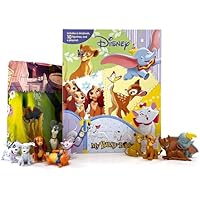Disney Animals My Busy Books - Storybook, 10 figurines, playmat