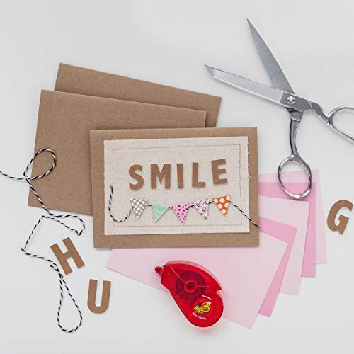 Duck 280307 Brand Easy-Stick Double Stick Adhesive Roller, 0.31" X 255.6", 4-Pack Of Rollers, Red, 286750 #TOP6