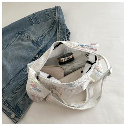 Women's Crossbody Bags Canvas Shoulder Bag Fashion Purses Come With Small Earphone Bag Pillow Handbags3