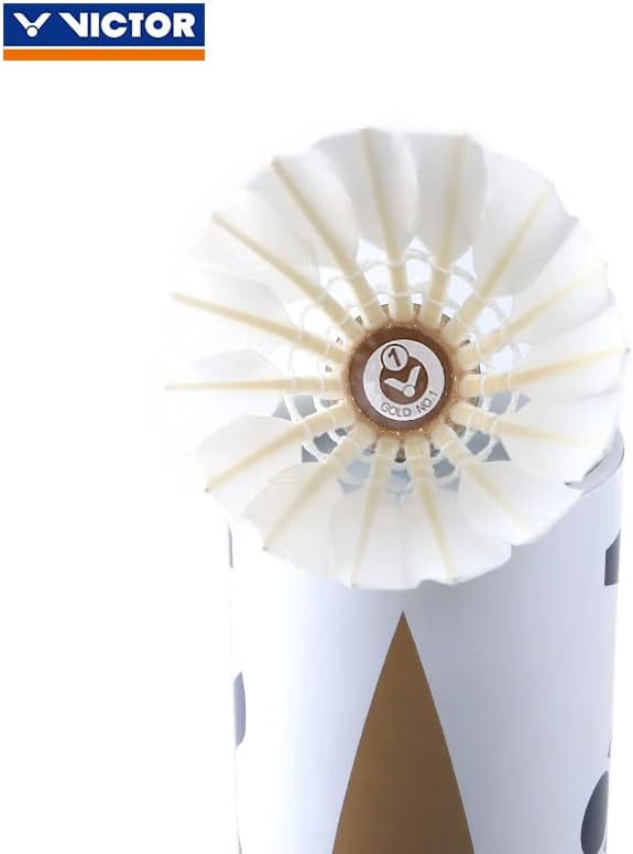 Miniatura 4 de Victor Gold No.1 - Volante de bádminton Birdy (12 unidades)