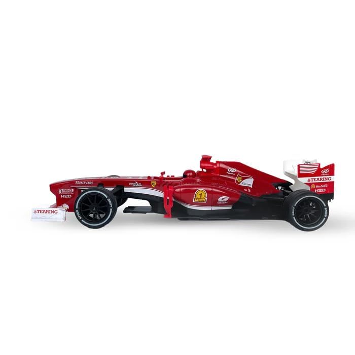 Image of Rechargeable Remote Control Ferrari F1 Car with 2.4GHz Frequency Rechargeable via USB Cable (Included) for eco-Friendly Play for Kids Aged 6 Years and Above