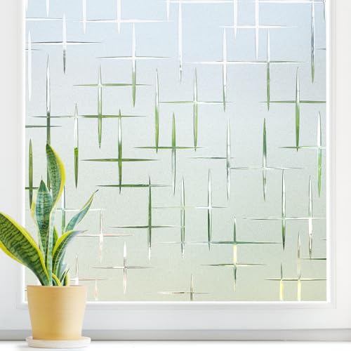 DOWELL Sichtschutzfolie Fenster Folie Sichtschutz Fensterfolie 90x200cm,...