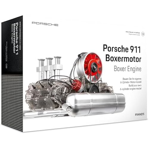 Franzis 67224 Porsche 911 Boxer Engine Facelift: 6 Cylinder Engine, 1:4