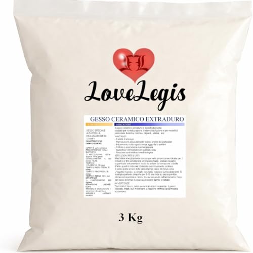 3kg Gesso Ceramico Tipo 4 Extraduro Ultra Resistente Atossico Colabile