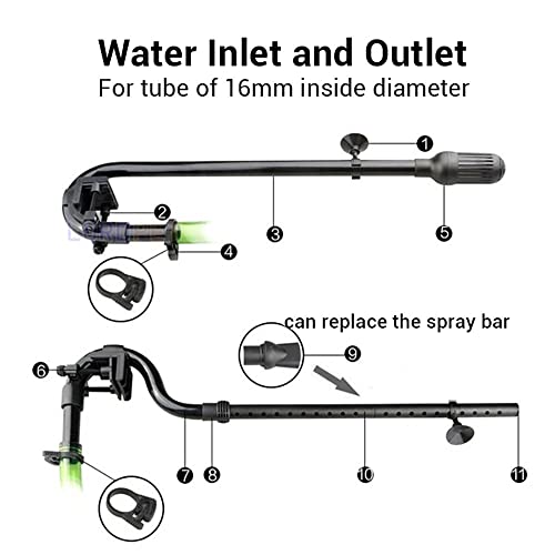 MiOYOOW Aquarium Water Inlet Outlet Tube Kit - Image 2