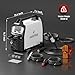ARCPEX MIG200 6-in-1 MIG Welder with Pure Copper Core 200A Dual Voltage (110V/220V) Synergic Welder for Aluminum, Gas/Gasless, Lift TIG, Stick Multi Process Welding Machine with Burn Back