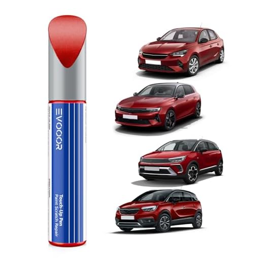 EVOOOR (51A/G1R /50Y) Peperoncino Red Metallic/Chili Rot Metallic Autolack Nachbesserung für Opel, Kratzer Reparatur für Auto, Schnelle & Einfache Lösung zur Reparatur