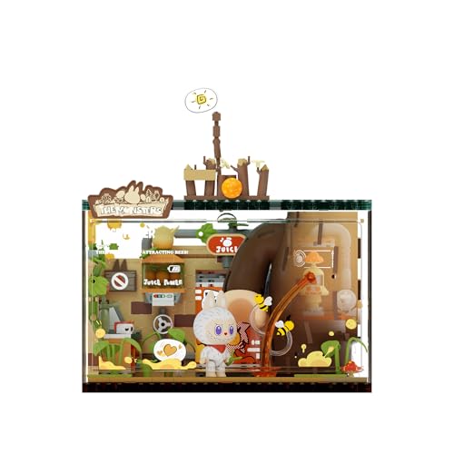 POP MART THE Monsters Forest Secret Base Series Blocks - Juice Maker, Labubu Building Toy Set, Interactive Building Toy for Kids, Boys, and Girls