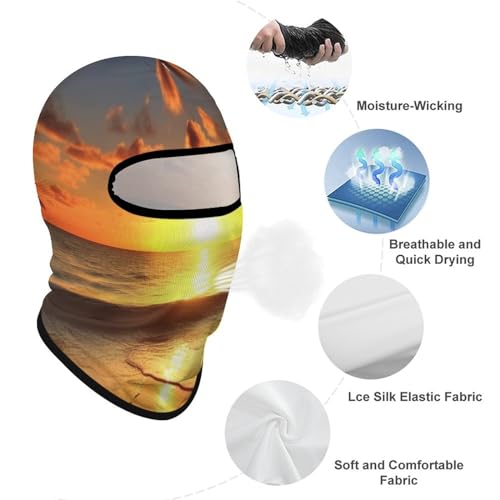 Balaclava para Hombres y Mujeres, Máscara de Esquí, Cubreboca Facial Completo para Ciclismo, Protección contra Viento y Frío, Ideal para Actividades al Aire Libre miniatura 3