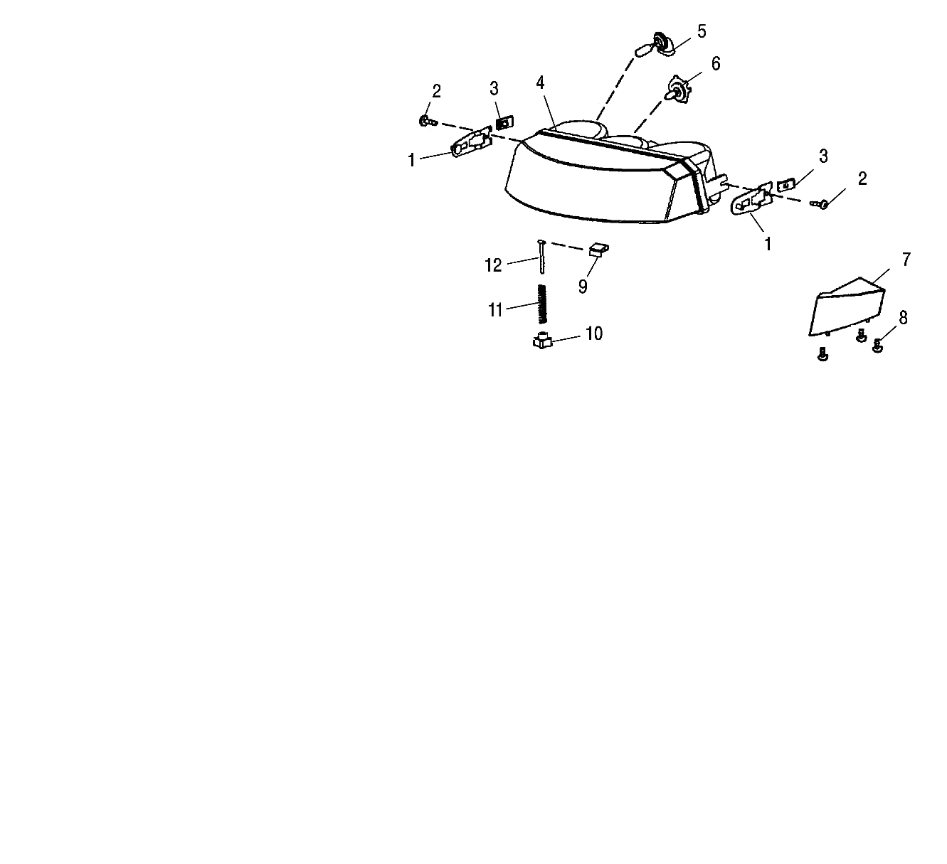 Amazon.com: Polaris Snowmobile Lens Assembly, Right, Wide Trek 