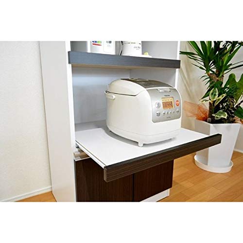 レンジボード　レンジ台付き　ダークブラウン Amazon｜国産60レンジ台 幅60cm オープンタイプ レンジボード キッチン