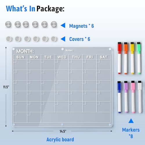 Acrylic Calendar Board