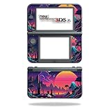Gaming Skin Compatible with Nintendo New 3DS XL (2015) - Synthwave Fringe - Premium 3M Vinyl Protective Wrap Decal Cover - Easy to Apply | Crafted in The USA by MightySkins