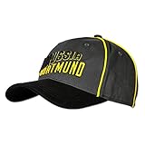 100 % Baumwolle BVB-Kappe Borussia Dortmund grau one Size