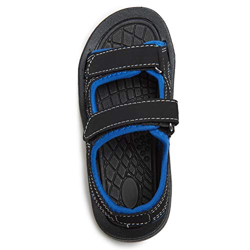 Skysole Boys Double Adjustable Strap Lightweight See More Colors Sizes Slippers, Royal, 5-6 Toddler #TOP3