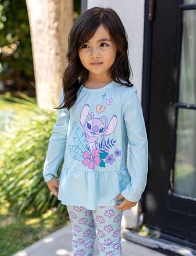 Image of Disney Minnie Mouse Frozen Princess Marvel Toddler Girls Clothes Long Sleeve Sweatshirt + Leggings 2pcs Outfits Set 2-6Y